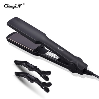 Máy duỗi tóc CkeyiN HS488 làm nóng nhanh dạng dẹt có thể điều chỉnh tiện lợi chất lượng cao