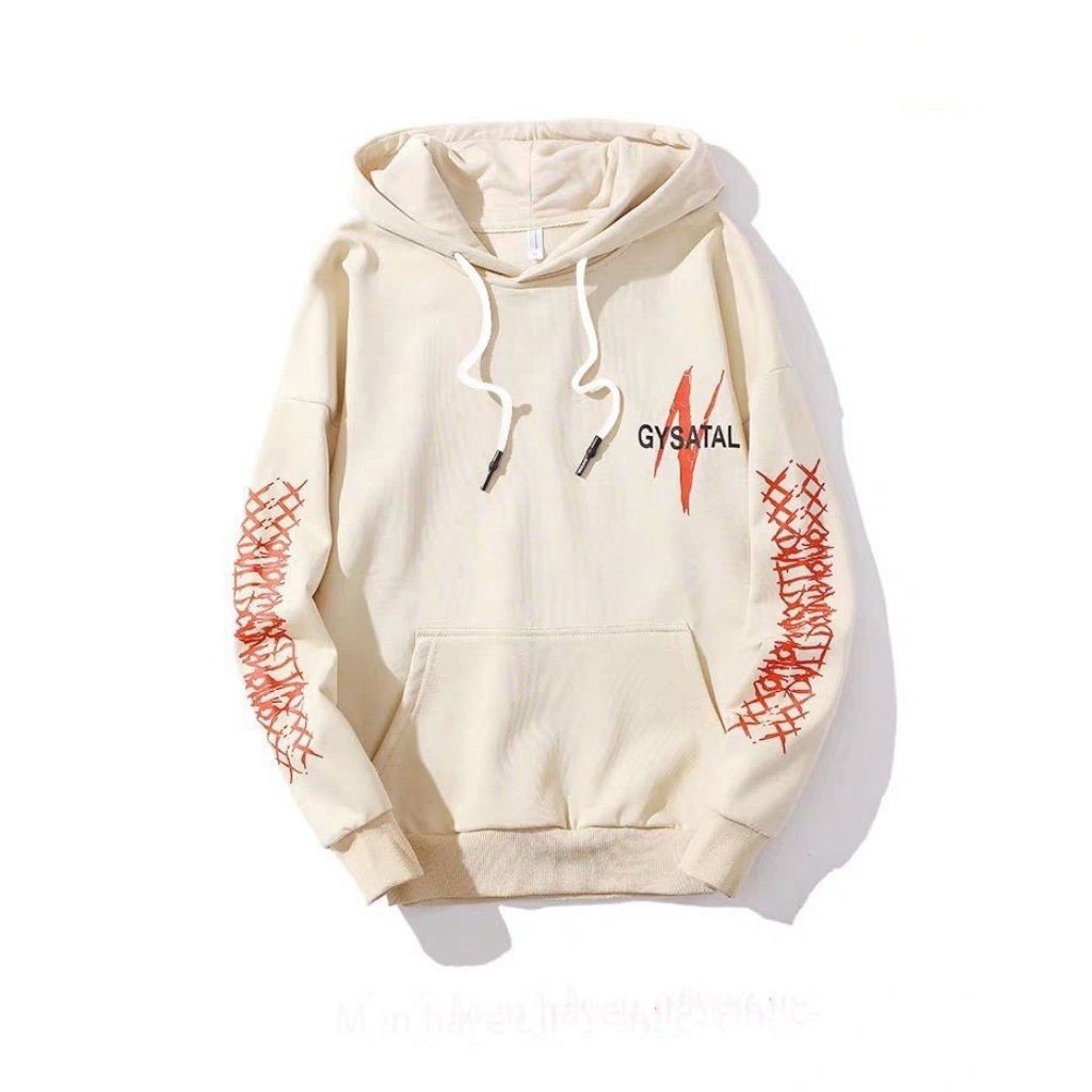ÁO KHOÁC HOODIE NỈ UNISEX FORM RỘNG NAM NỮ IN KÝ TỰ GYSATAL CHẤT VẢI NỈ CỰC KỲ DÀY GIỮ ẤM CỰC TỐT