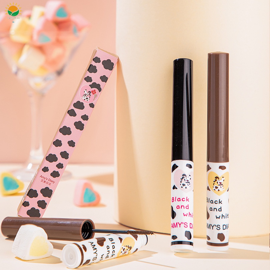 Thick, curly, slender, slender, not easy to smudge polka dot mascara