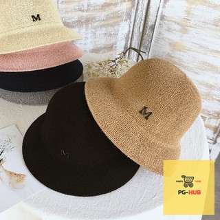 [Deal sốc] Mũ Cói {Vành Nhỏ} Mũ Mềm Chữ M Thời Trang Hàn Quốc Xinh Xắn Hot Trend 2021