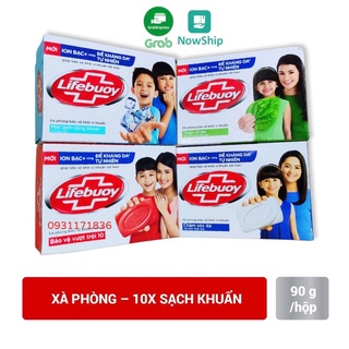 Xà bông cục Lifebuoy 90g các loại
