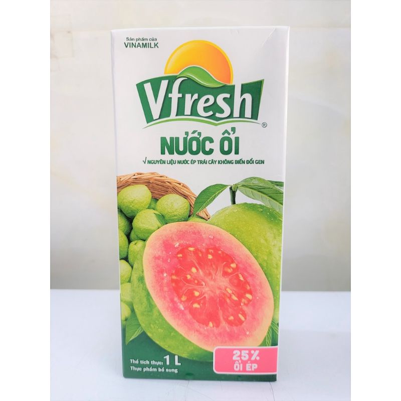 Nước ép trái cây Vfresh 1l Táo/ Ổi/cam