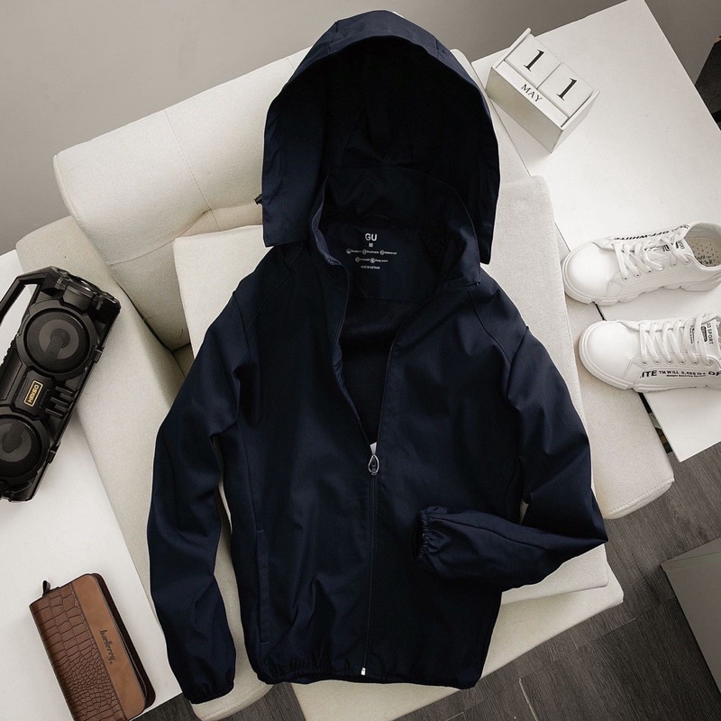 Áo khoác dù nam 2 lớp G.U