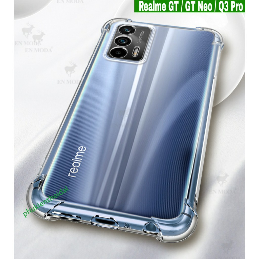 ỐP OPPO REALME GT / GT NEO / Q3 PRO DÙNG CHUNG DẺO SILICON TRONG SUỐT LỒI 4 GÓC