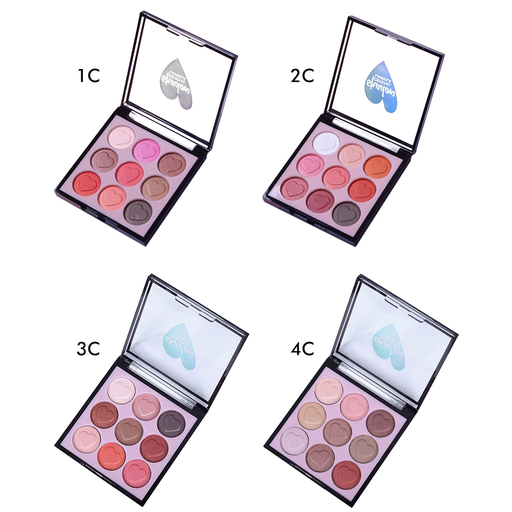 [Hàng mới về] Bảng phấn mắt lấp lánh 9 màu chống thấm nước lâu trôi