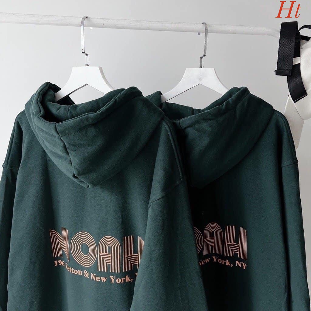 Áo khoác nỉ NOAH 196 chất cotton 2 lớp mũ 6H2T