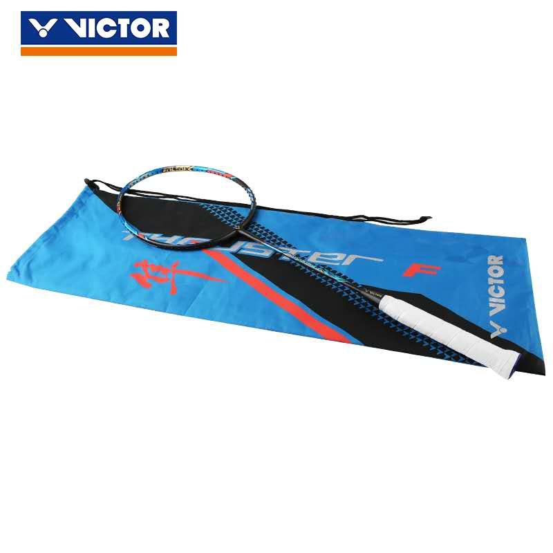 VICTOR TKFC vợt cầu lông tấn công Dai Ziying cùng một móng vuốt trắng xanh điểm kéo miễn phí