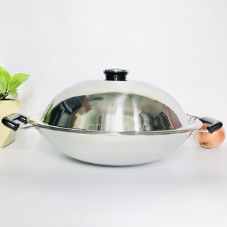 Bộ chảo xửng hấp inox 304 zebra 38cm - 176201 - sản xuất tại thái lan