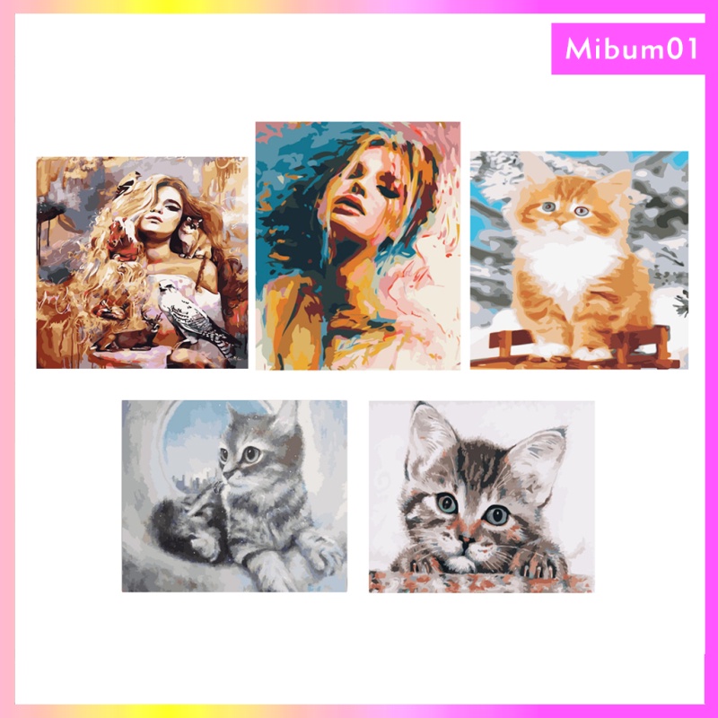 DIY Figure Oil Painting Paint By Numbers Kits For Home Room Decoration Craft