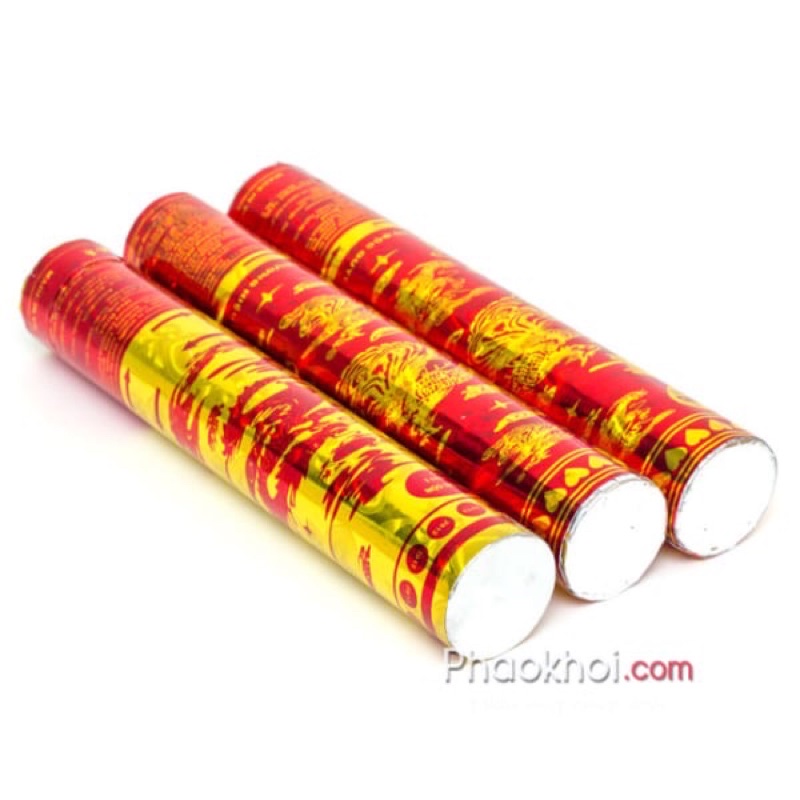 Ống phụt xoay giấy kim tuyến dài 20cm cho tiệc sinh nhật,lễ cưới,khai trương,party