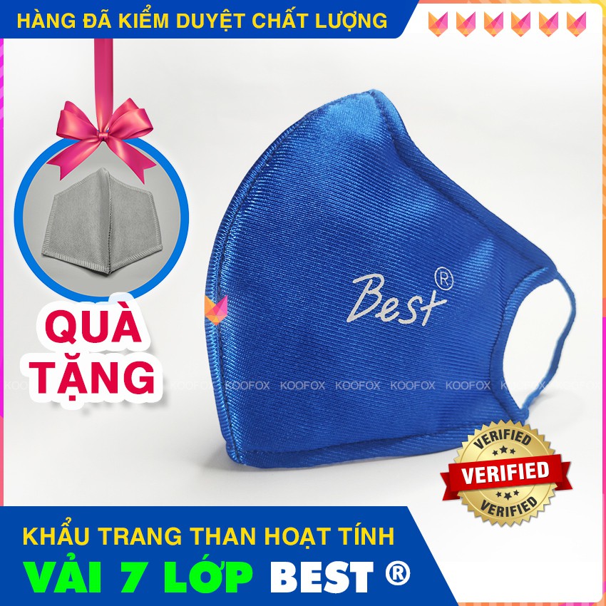 [KHÁNG KHUẨN] Khẩu Trang Vải Than Hoạt Tính Cao Cấp BEST® Ngăn ngừa bụi bẩn, cản gió, khử mùi, ngừa độc - koofox | BigBuy360 - bigbuy360.vn