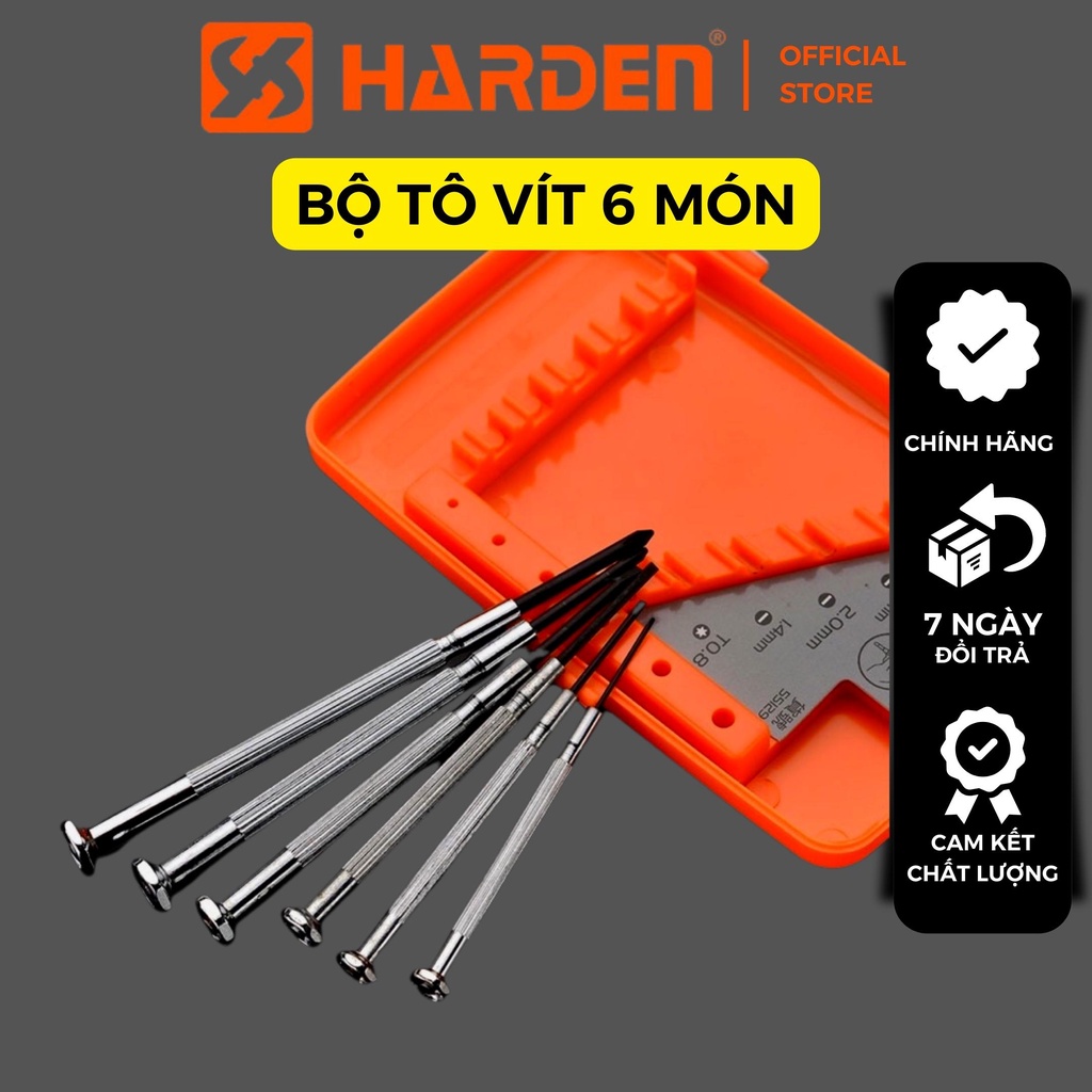 Bộ tô vít sửa điện thoại 6 chi tiết HARDEN