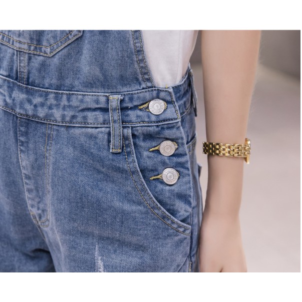 Quần Yếm Jean Nữ ★FREESHIP★ Quần Bò Mài Gối, 5 Túi .Mẫu Đẹp, Cá Tính, Hàng order Quảng Châu Cao Cấp - B42