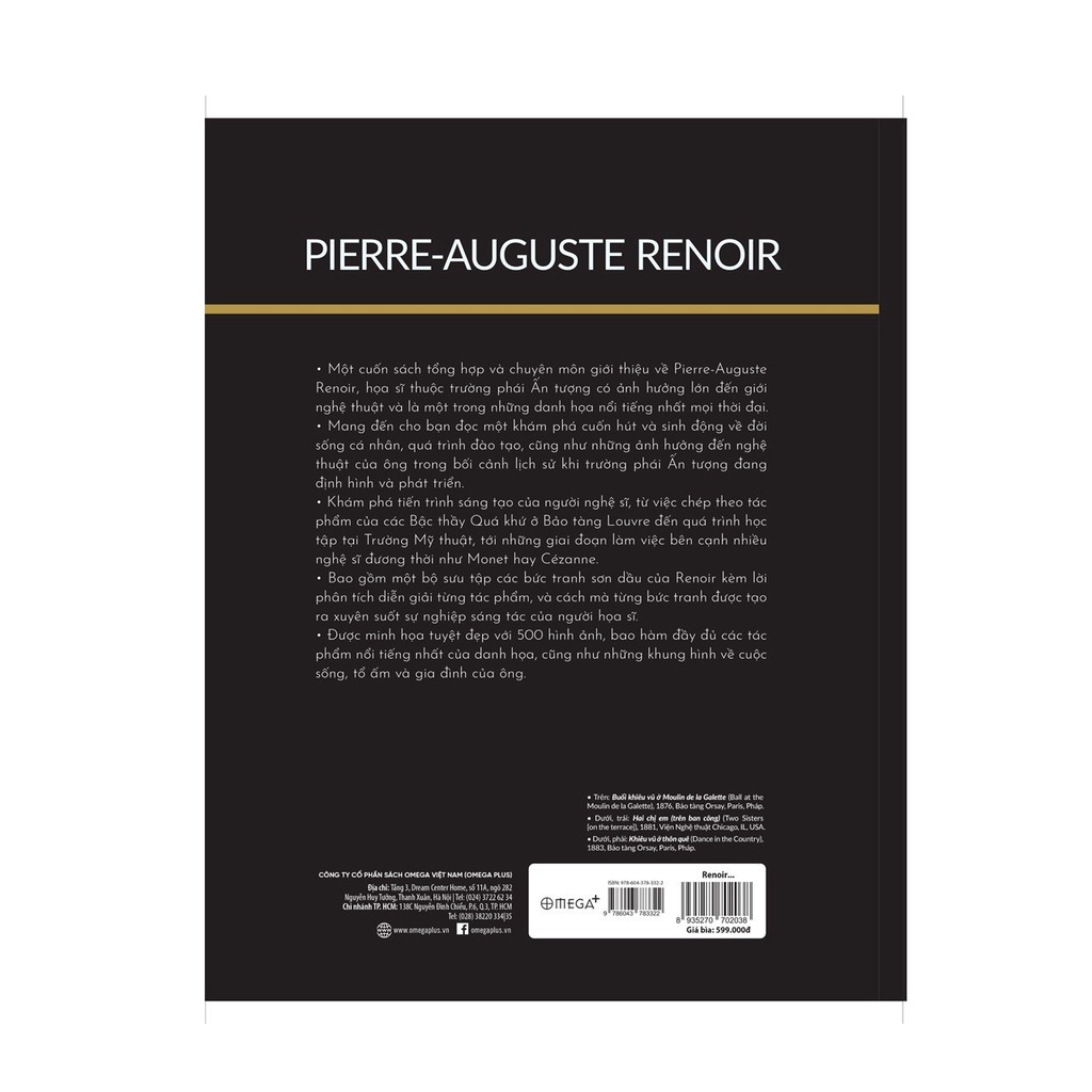 Sách - Renoir: Cuộc Đời Và Tác Phẩm Qua 500 Hình Ảnh - Omega Plus