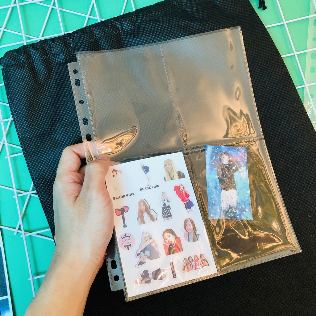 Binder MEET 15 loại sheet hỗn hợp tùy chọn theo yêu cầu - Binder đựng ảnh nhiều size - Binder A4 3 còng