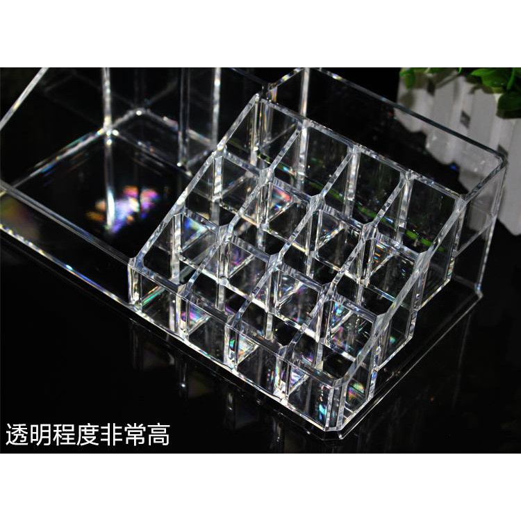 khay đựng son mỹ phẩm mica trong suốt cao cấp loại dày