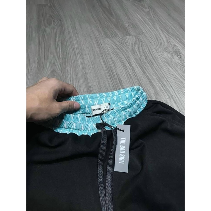Sét bộ đồ quần đùi NAM nữ UNISEX in chữ, đồ mặc nhà, đồ nữ, đồ ngủ