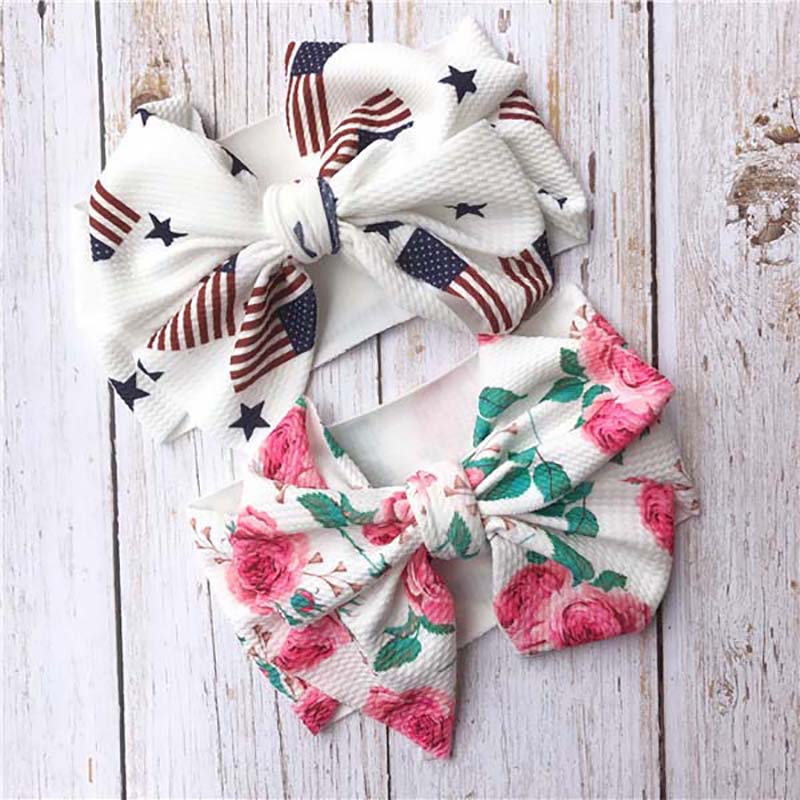 Băng Đô Nơ Lớn Cho Bé Gái Sơ Sinh