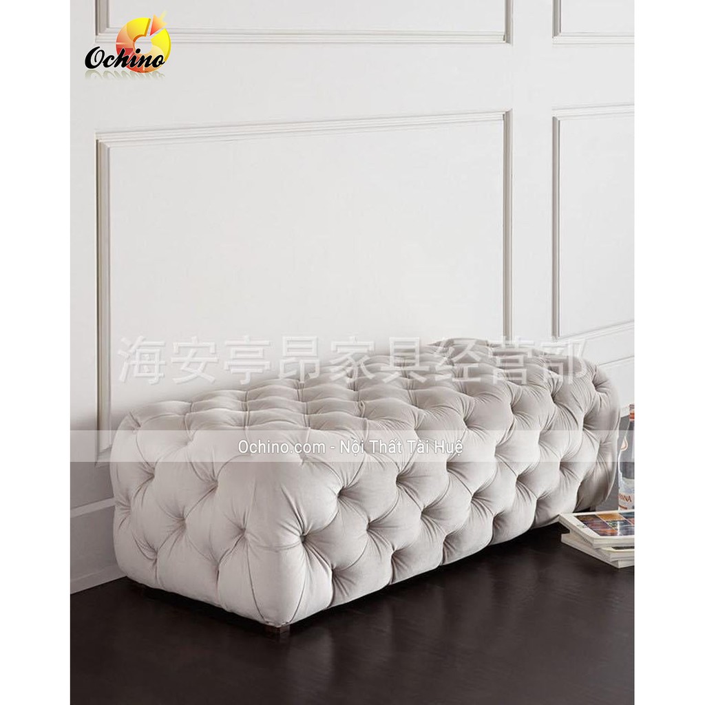 Ghế Dài Sofa Nhún Cổ Điển Cao Cấp Size 1M4 (Đủ Màu)