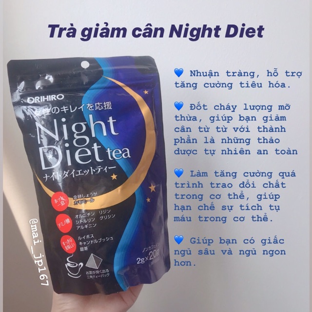 Gói 20 túi trà Night Diet