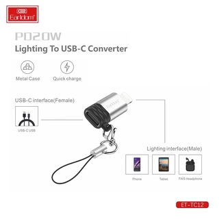 (Hàng Chính Hãng) Đầu Chuyển iOS Sang Type C Earldom TC10 (Màu Ngẫu Nhiên)