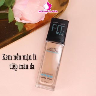 Kem Nền Fit Me Maybelline Matte Poreless