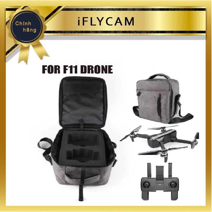 Balo Túi Đựng Máy Bay Flycam SJRC F11 Bay 25 Phút Khoảng Cách Bay 1,2Km Camera FullHD 1080p