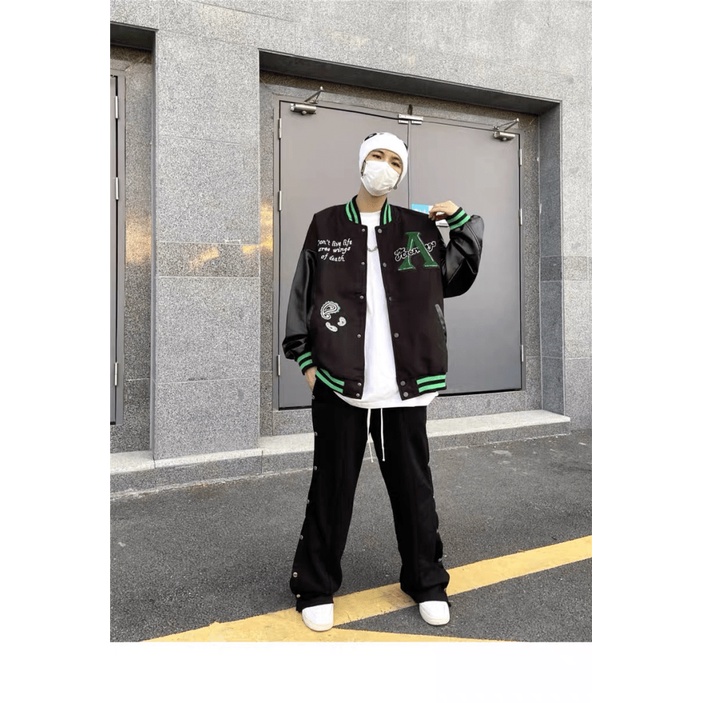 [FREE SHIP] Áo Khoác Bomber Nam Phối Bo Viền Cá Tinh Hot trend Thời Thượng Xu Hướng A