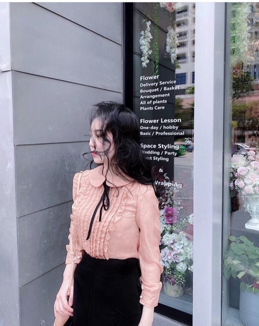 SET ÁO NƠ ĐEN CV ĐEN