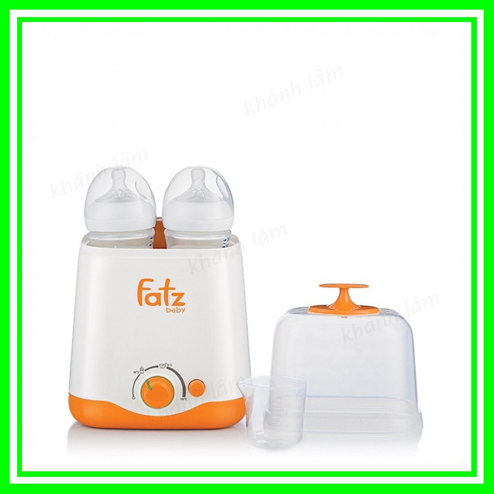 Máy Hâm,Máy Tiệt Trùng Bình Sữa 2 Bình Cổ Rộng Fatz Baby FB3012SL