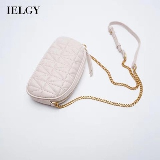 Túi vỏ Mini Messenger một vai cổ điển hình thoi dành cho nữ IELGY