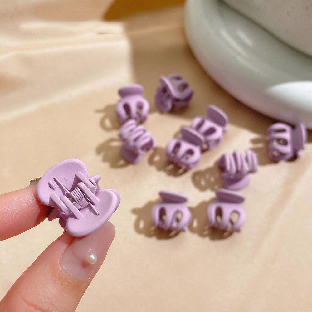 Set 10 Kẹp Tóc Mini Tạo Kiểu Tóc Đuôi Ngựa Thời Trang Cho Nữ