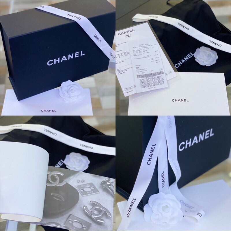 Ruy băng chữ Chanel, ruybang thương hiệu cao cấp 25mm 🍓