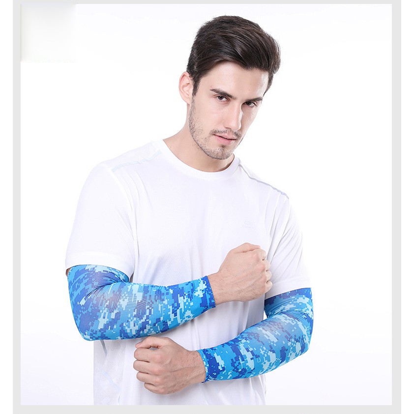 {HCM} Tay áo chống nắng thể thao ngoài trời Tay áo thể thao Hàn Quốc tay áo đi du lịch **CÓ GIAO HỎA TỐC**