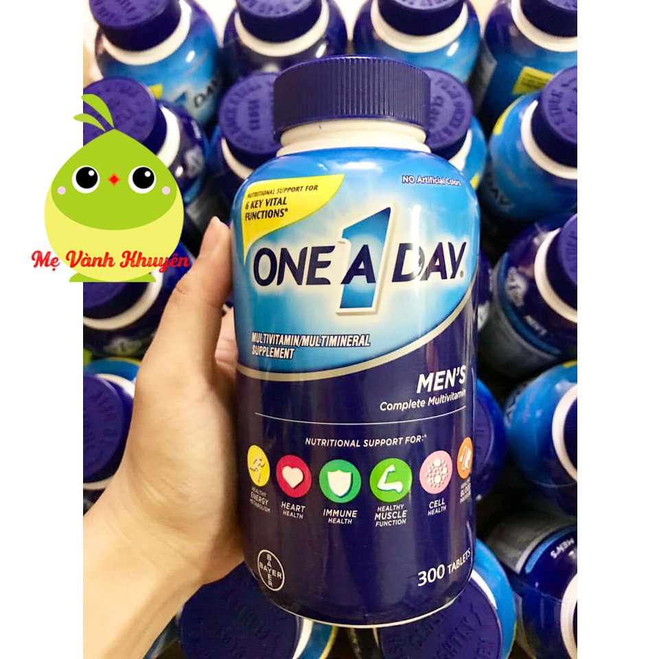 Vitamin tổng hợp One A Day Men's/Women's Multivitamin, Mỹ (300v) | Thế Giới Skin Care