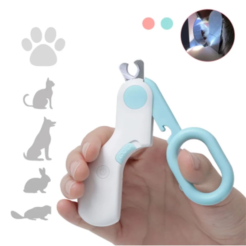 Dụng Cụ Cắt Móng Chân Mèo Có Đèn LED Chuyên Nghiệp Cho Thú Cưng