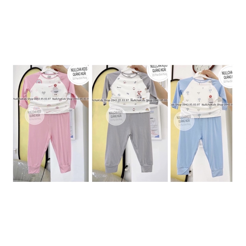 Đồ bộ dài tay Avaler chất sợi tre cao cấp cho bé từ 6 tháng đến 4 tuổi - Lạc Lạc Kids
