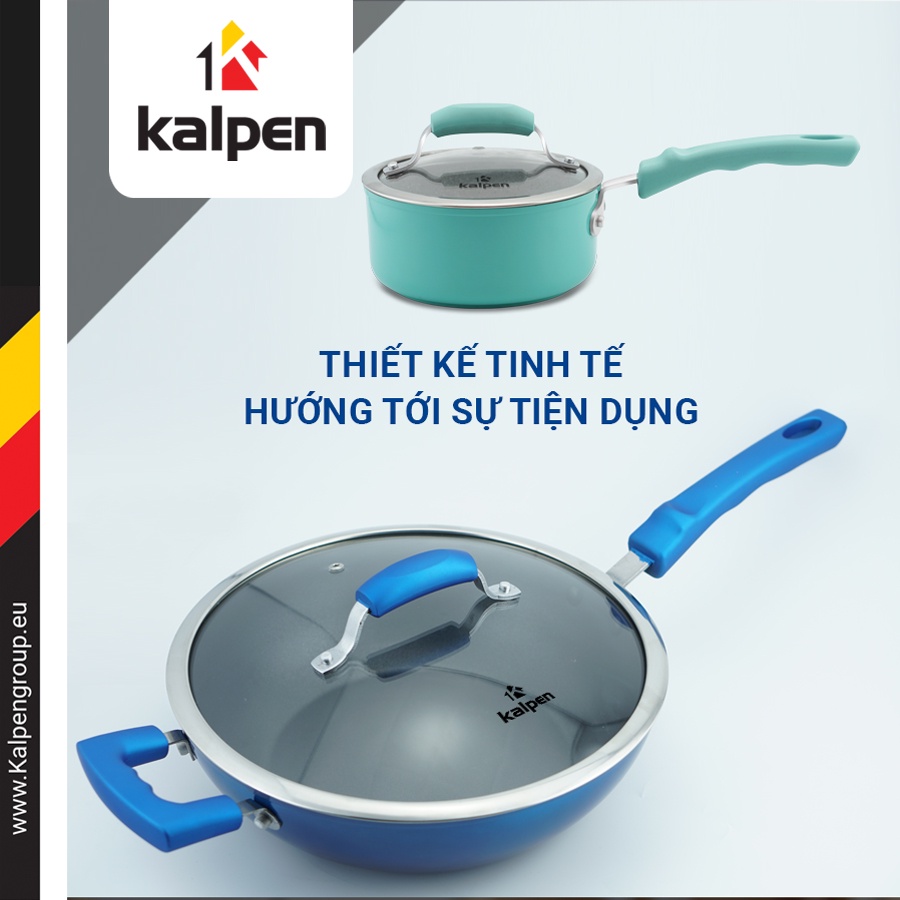 CHẢO CHỐNG DÍNH CAO CẤP ĐÁY TỪ PHẲNG KALPEN INZAGER