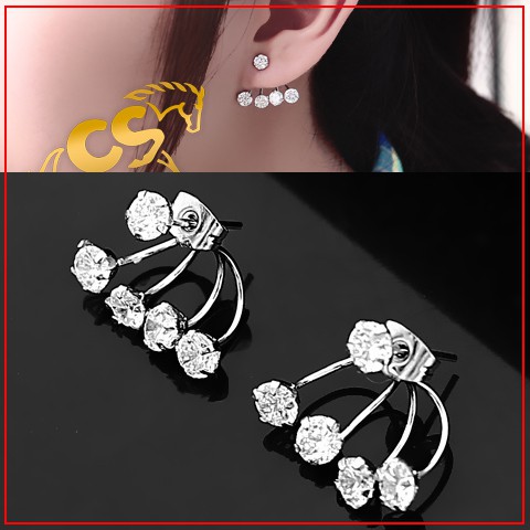 Bông tai (hoa tai) kiểu cánh quạt cực xinh