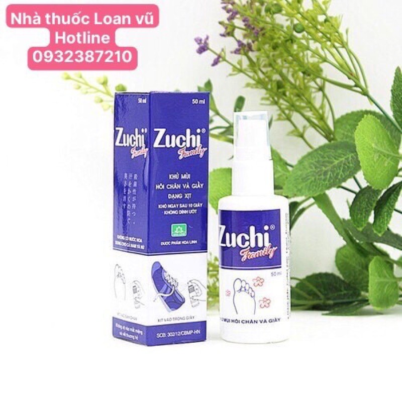 ✅Zuchi-Xịt khử mùi hôi chân