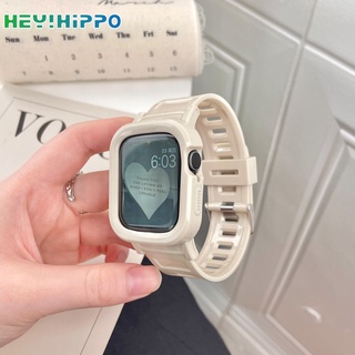 Dây Đeo Đồng Hồ 2022 Màu Kẹo Trong Suốt Cho iwatch Series 8 7 41mm 45mm 8 7 6 se 5 4 3 40mm 44mm 38mm 42mm