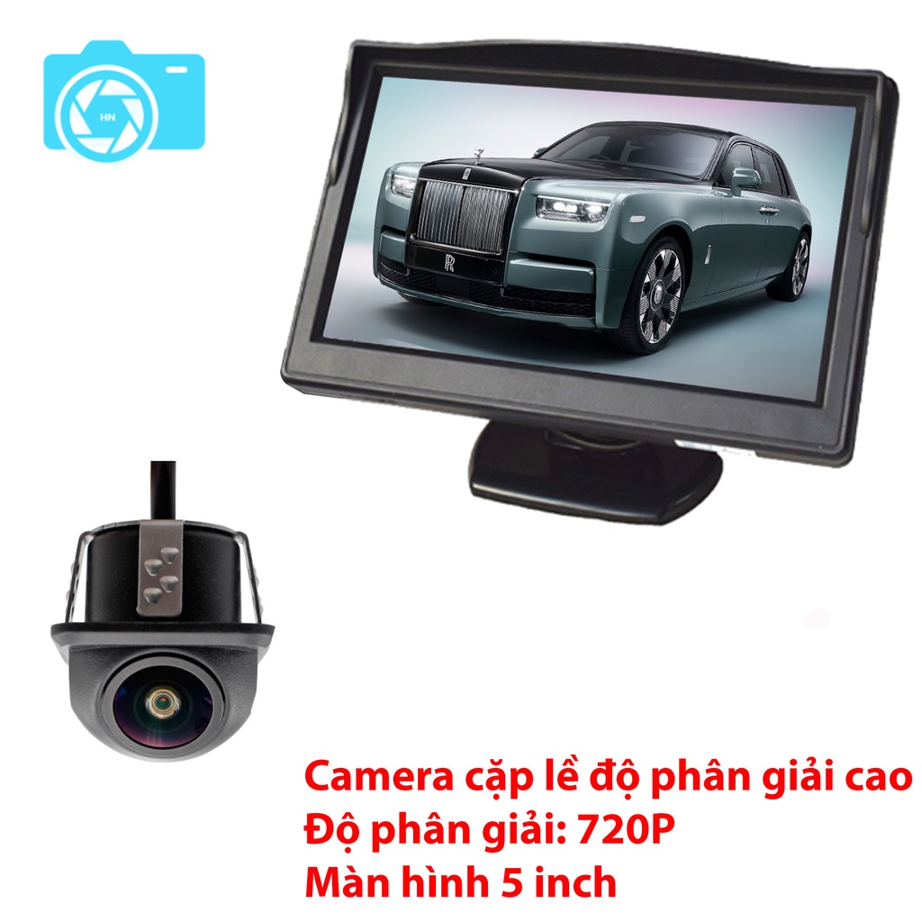 Bộ camera cặp lề độ phân giải cao và màn hình 5 inch
