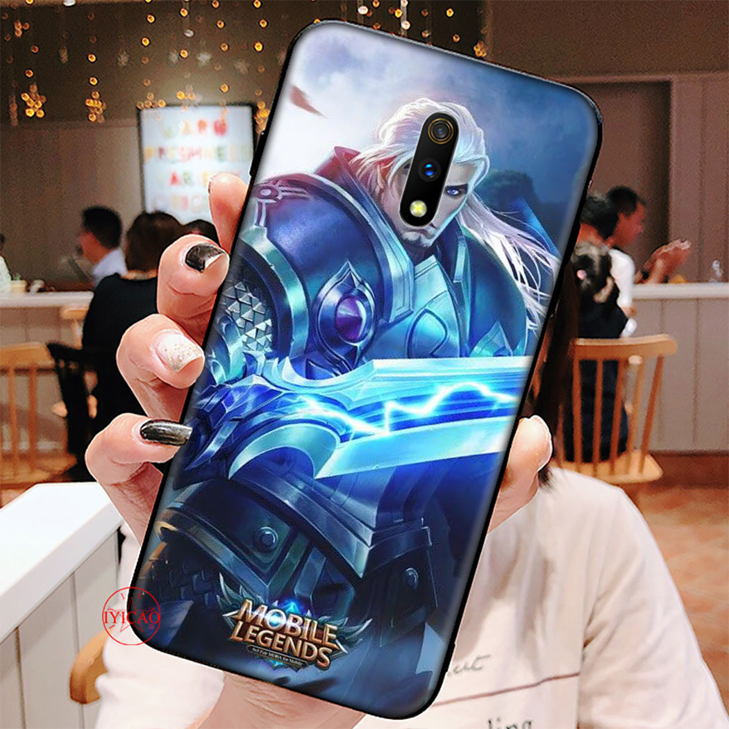Ốp Lưng Silicone Cho Rb80 Mobile Legends Bang Bang Bang Silicone Dẻo Cho Realme 2 A5 3 6i 5 6 Pro X Lite 5 5i 5s Q