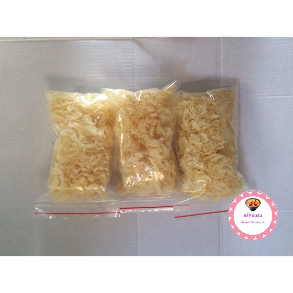 Nấm tuyết khô ngân nhĩ nguyên liệu nấu chè dưỡng nhan loại 1 100g,500g