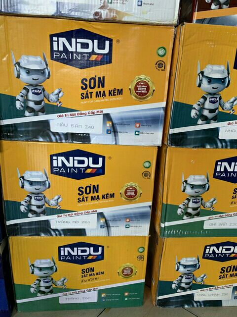 Sơn sắt mạ kẽm Indu