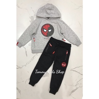 Bộ nỉ hoodies siêu nhân nhện Primark xuất dư xịn
