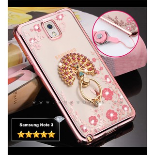 Ốp lưng Samsung Note 3 , Note 4 dẻo hình hoa