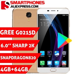 Điện Thoại chơi game giá rẻ Gree G0215D- Màn 2K 6 Inch- Ram 4G/64G- Chip Snapdragon 820- Pin 4000 mah