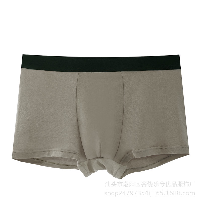 Quần sịp nam,quần lót đùi nam cotton co giãn cạp quần màu đen mềm mịn,thoáng khí kháng khuẩn, thấm hút vượt trội ZC01A