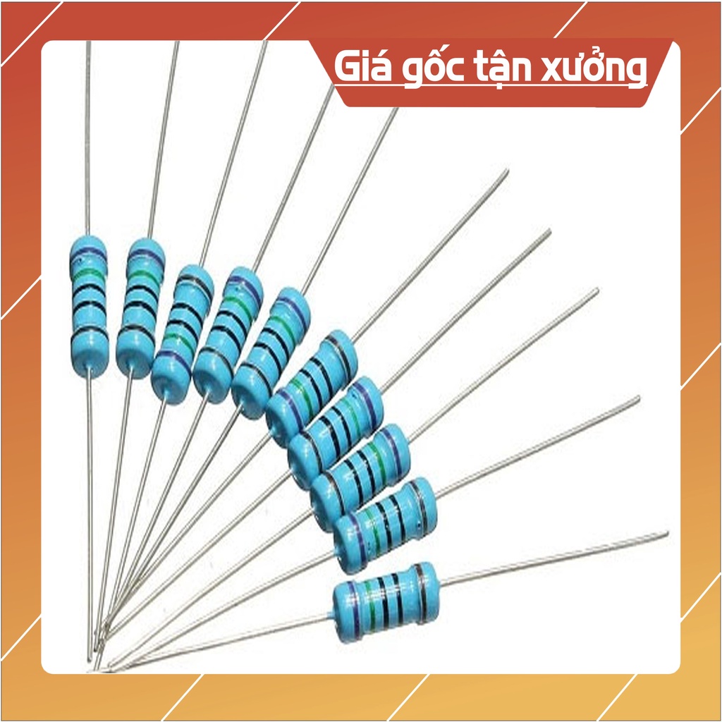 Điện Trở 1/4W 5% 1R/2.2R/4.7R/10R/47R/100R/220R/330R/470R/1K/1.2K/2.2K/4.7K/10k/47K/51K/100k/470K/1M/10M